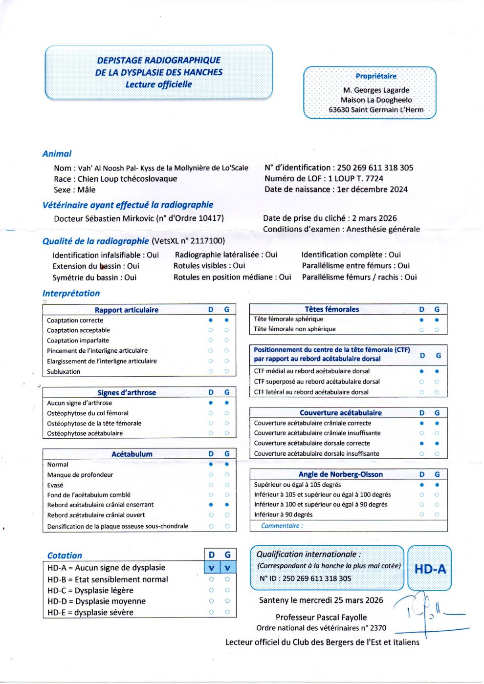Un nouveau futur étalon MLS -
