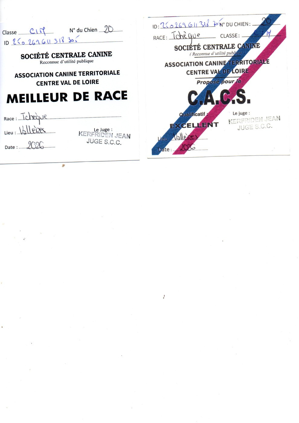 de la mollyniere de lo'scale - CACS - Vallères (37)