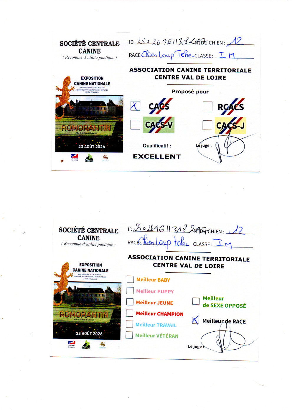 Romorantin - CACS - Meilleur de Race